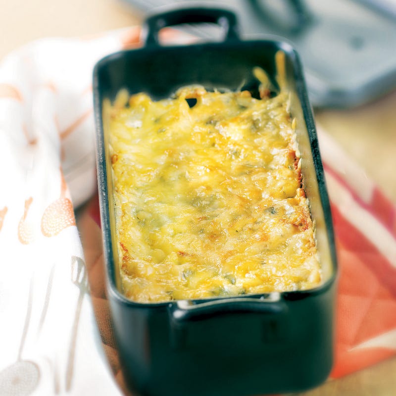 Photo de/du Gratin de pâtes aux épinards par WW