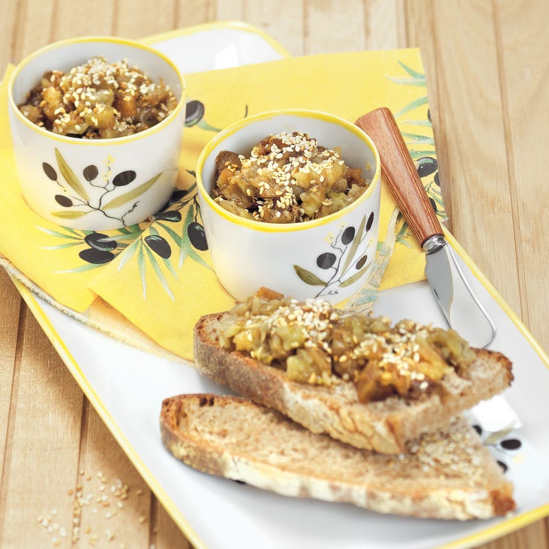 Photo de/du Concassée d'aubergines à la cardamome verte par WW