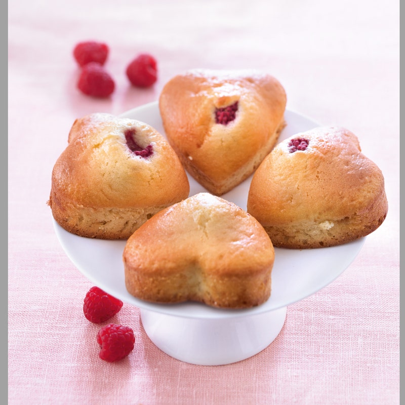 Petits cœurs à la framboise