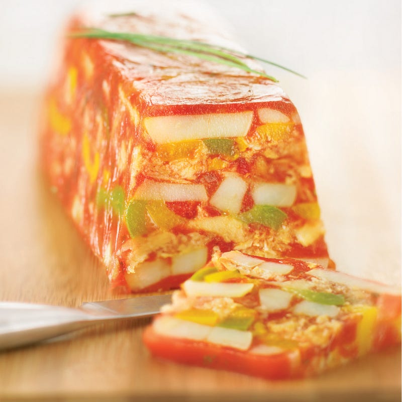 Photo de/du Terrine de morue aux pomes de terre, poivrons et tomates par WW