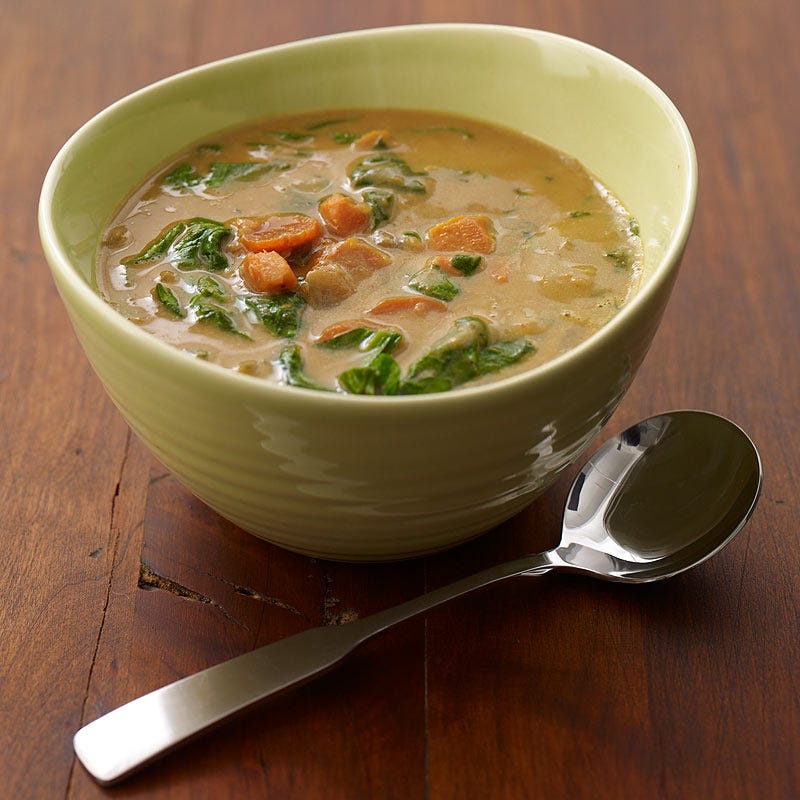 Photo de/du Soupe sénégalaise aux patates douces et cacahuètes par WW