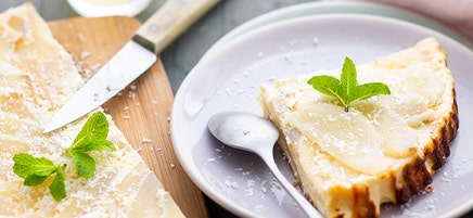Tarte légère poires-coco