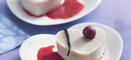 Cœur de litchis aux griottes