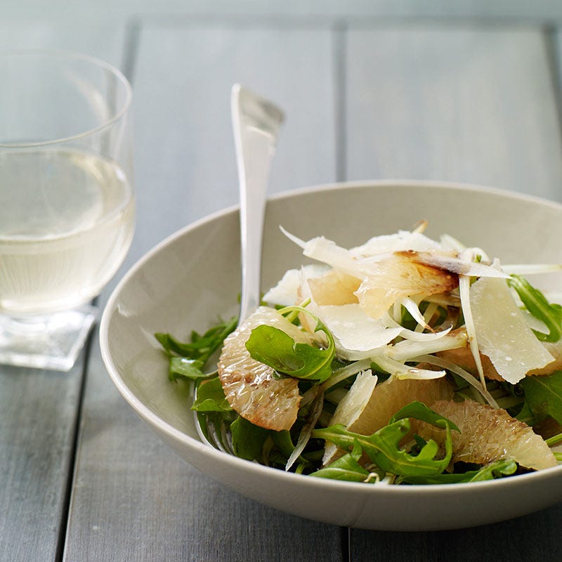 Photo de/du Salade de roquette au pamplemousse par WW