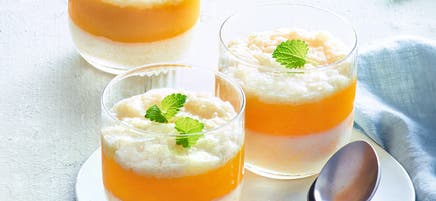 Trifle de tapioca à la mangue