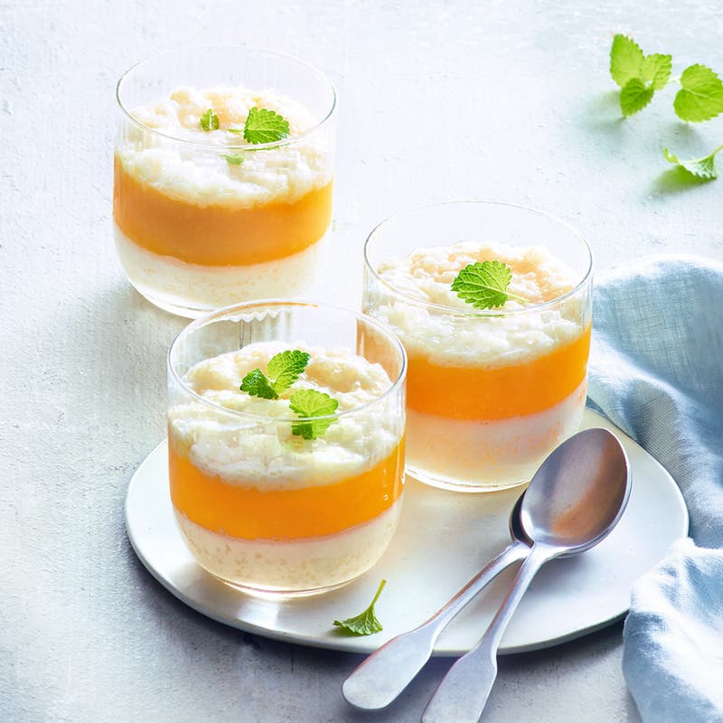 Trifle de tapioca à la mangue