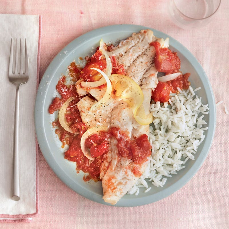 Photo de/du Filet de lieu noir et sa compotée de tomate par WW