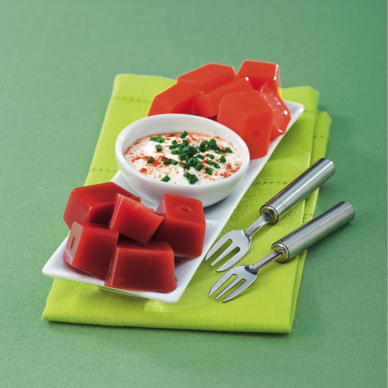 Photo de/du Apéro-cubes de légumes et dip au paprika par WW