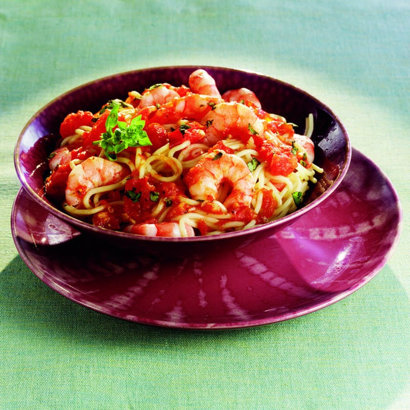Photo de/du Spaghetti aux crevettes par WW