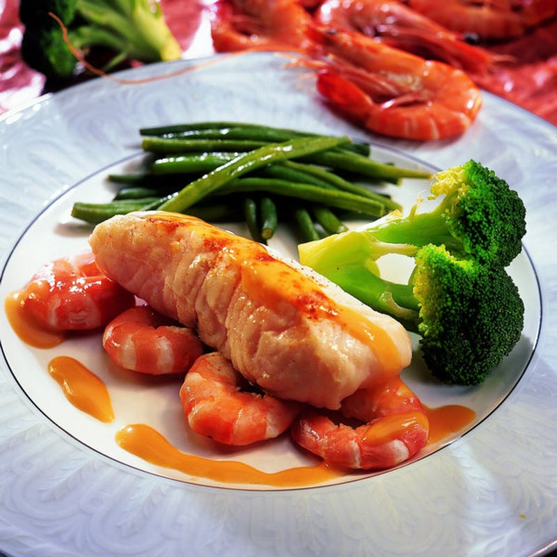 Photo de/du Colin sauce homardine par WW