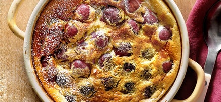 Clafoutis poêlé aux cerises