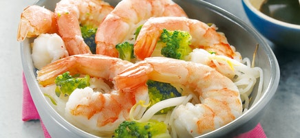 Salade de crevettes façon asiatique