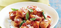 Gnocchis de patate douce à la sauce tomate