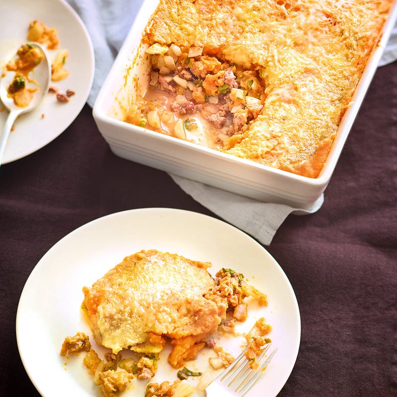 Photo de/du Parmentier de patate douce au bœuf haché par WW