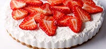 Cheesecake à la fraise