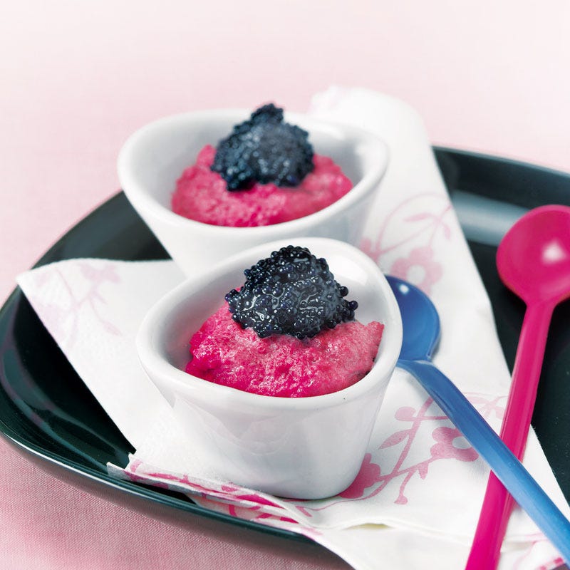 Photo de/du Mousse de betterave aux oeufs de lump par WW