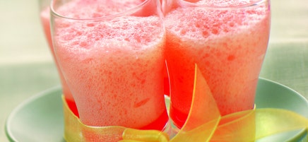 Mousse de lait à l'orange sanguine