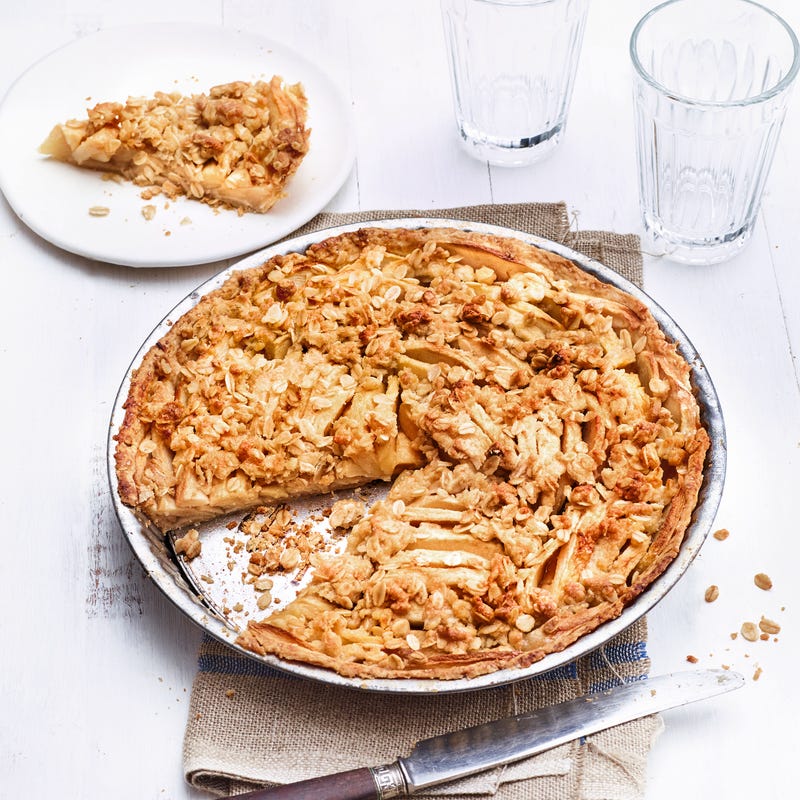 Tarte aux pommes façon crumble