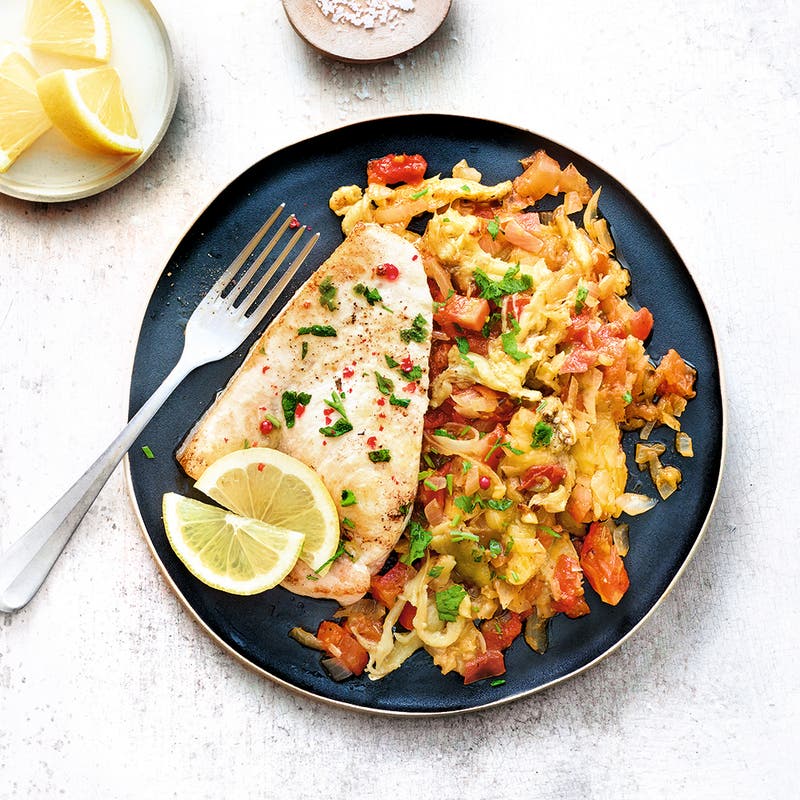 Espadon au rougail d'aubergine