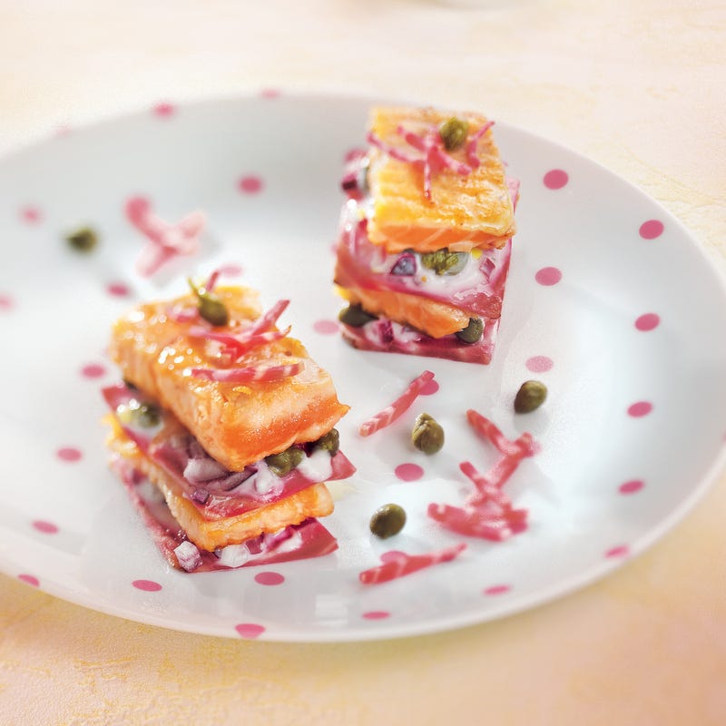 Photo de/du Mille-feuilles de saumon par WW