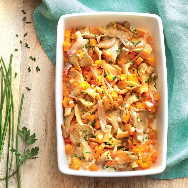 Photo de/du Fricassée de pleurotes et carottes par WW