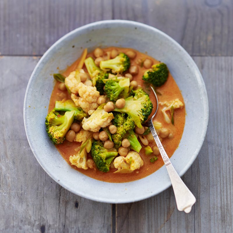 Photo de/du Curry de chou-fleur, brocoli et pois chiches par WW