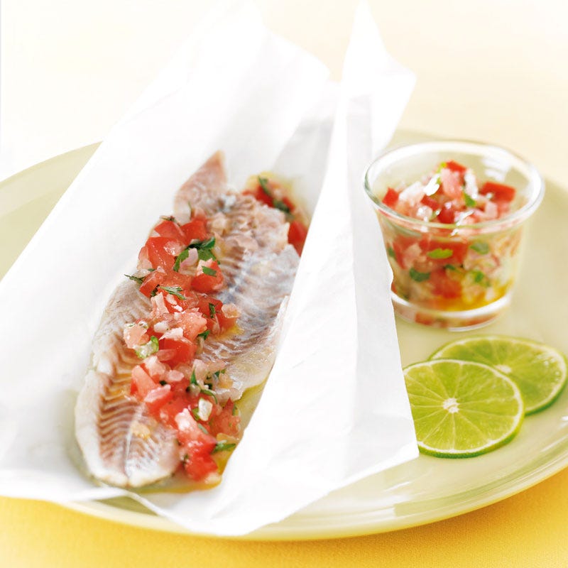 Photo de/du Cabillaud en papillote, sauce chien par WW