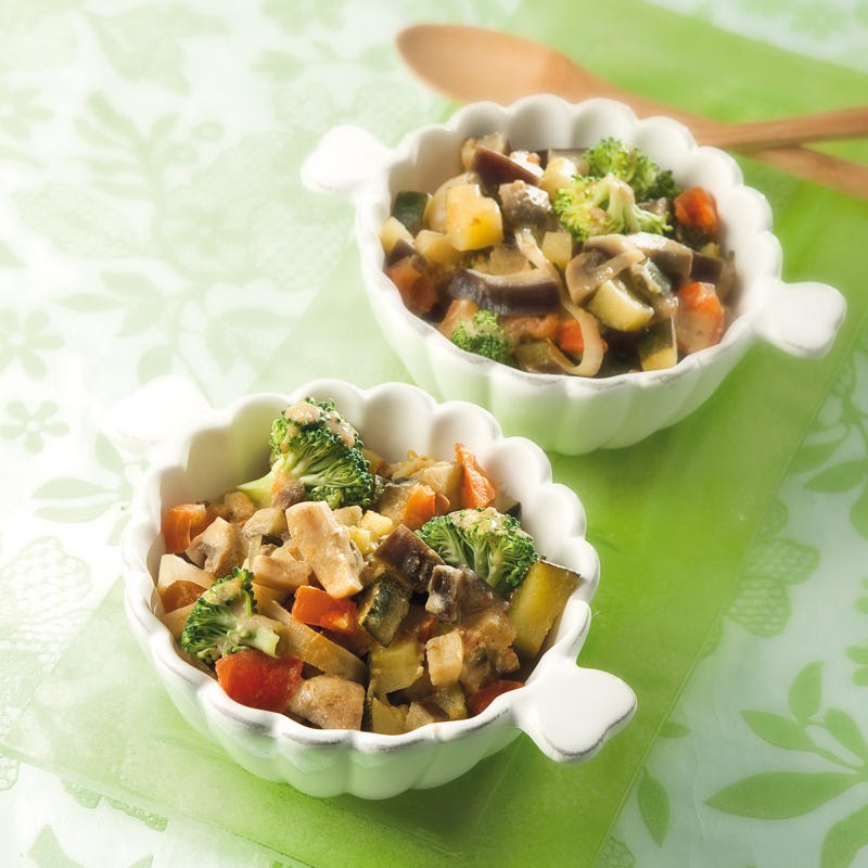 Photo de/du Curry de légumes au lait de coco par WW