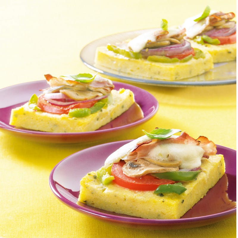Photo de/du Pavés de polenta aux légumes et speck par WW