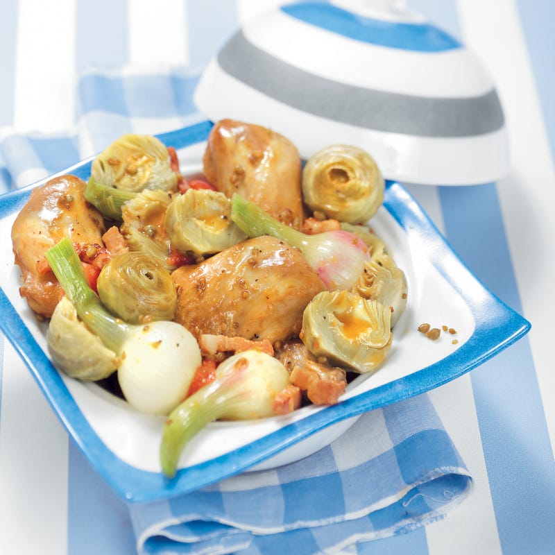 Photo de/du Barigoule de lapin aux petits violets par WW