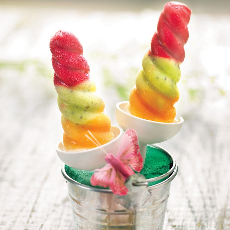 Photo de/du Sucettes bayadères aux fruits d'été par WW