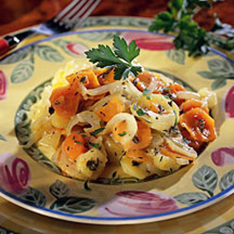 Photo de/du Panaché de légumes à la cancoillotte par WW