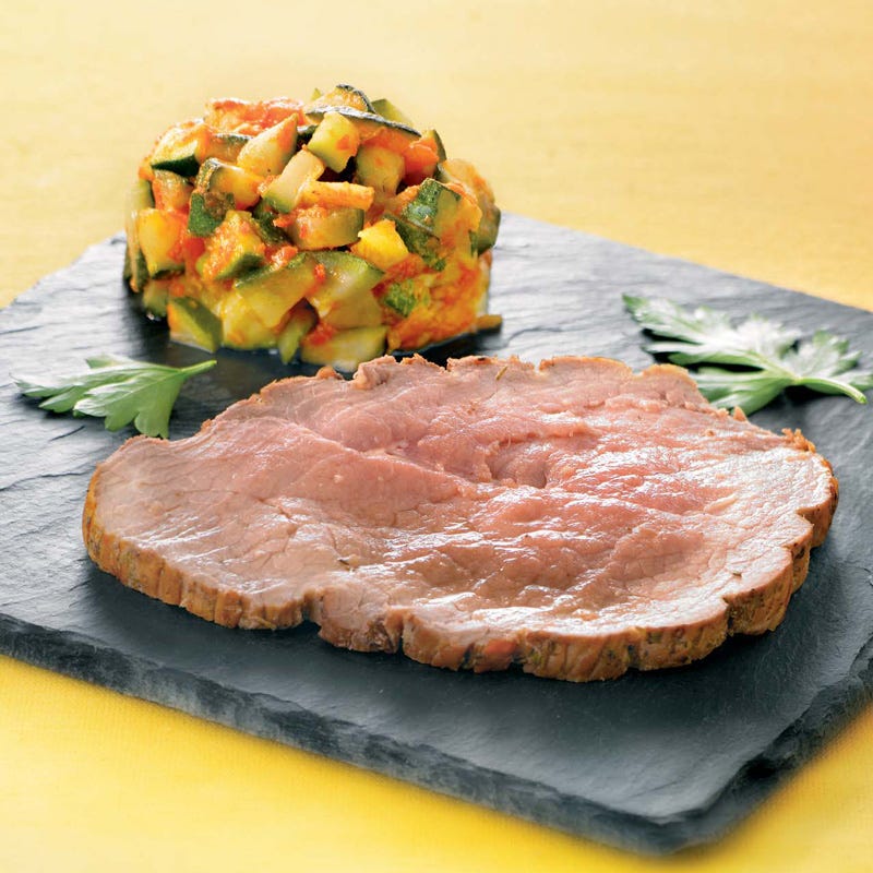 Photo de/du Rôti de boeuf aux herbes et ses légumes par WW