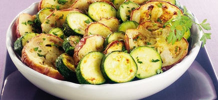 Duo d'aubergines et courgettes