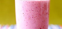 Smoothie pêche-mûres