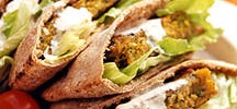 Sandwich pita et falafel