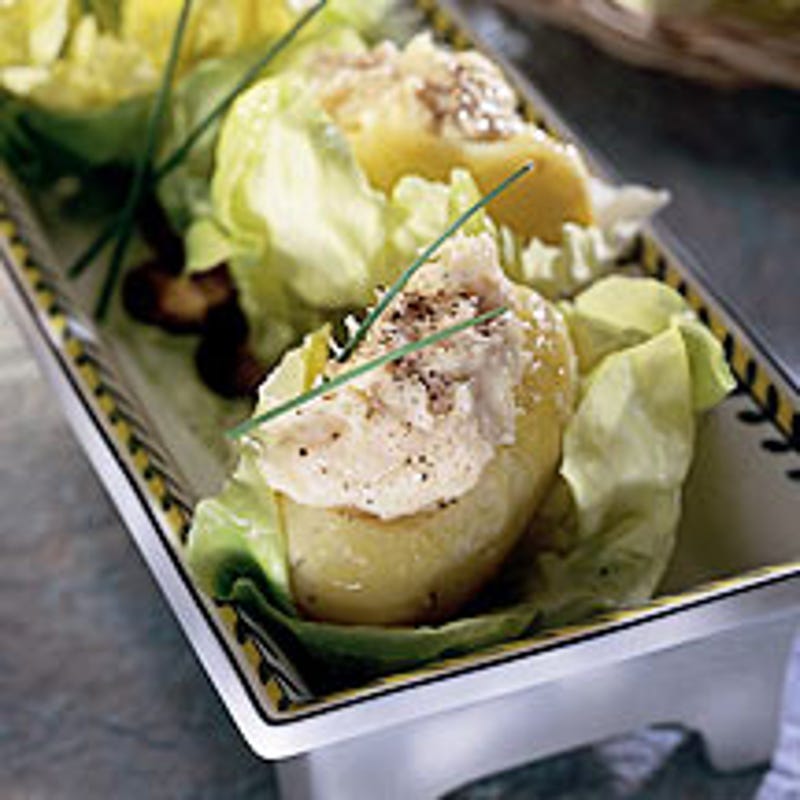 Pomme de terre farcie à la brandade