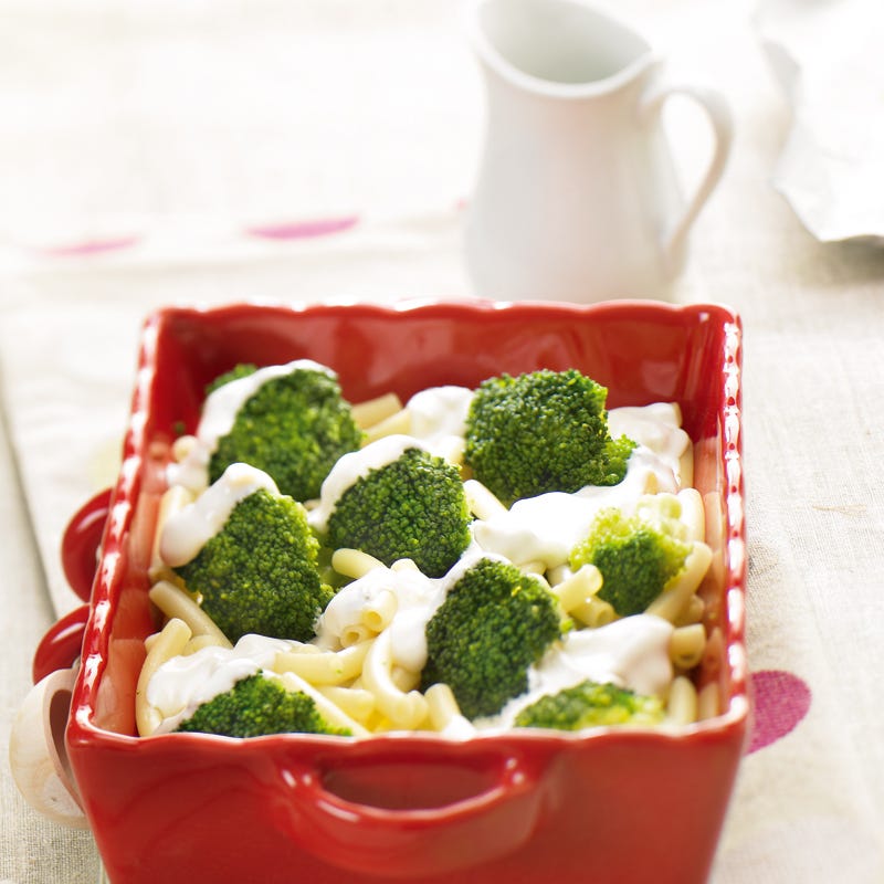 Photo de/du Macaronis et brocolis, sauce au bleu par WW