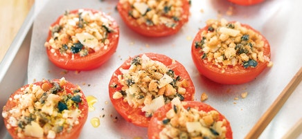 Tomates grillées croustillantes