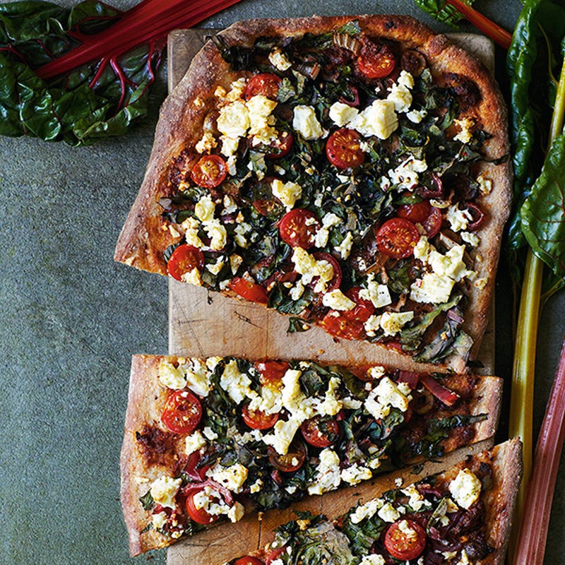 Photo de/du Pizza aux blettes à la feta et au piment par WW