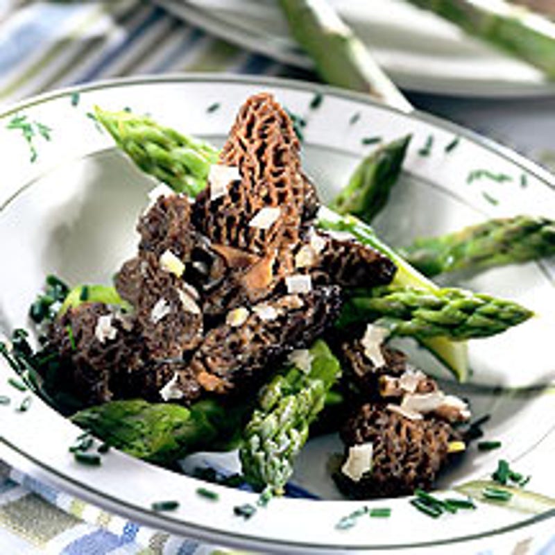 Photo de/du Méli-mélo de morilles aux asperges par WW