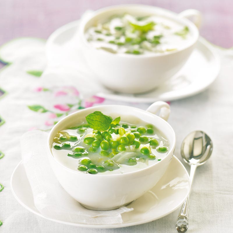 Photo de/du Soupe de petits pois à la menthe par WW