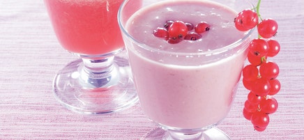 Smoothie banane-framboise