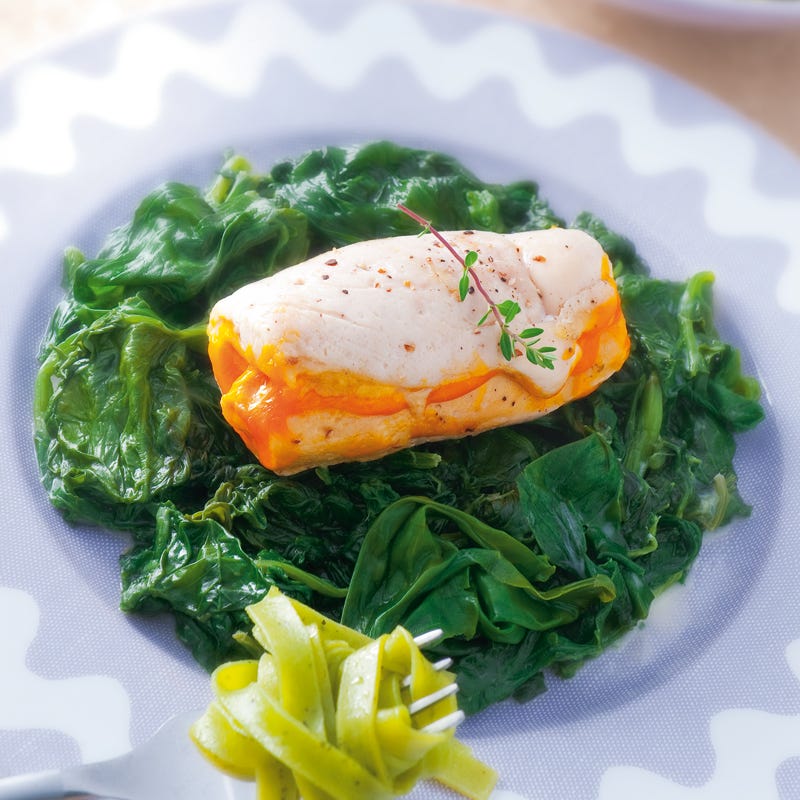 Photo de/du Paupiette de poulet à la mimolette par WW