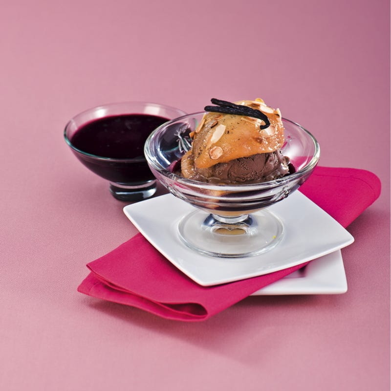 Photo de/du Poire au chocolat en chaud-froid par WW