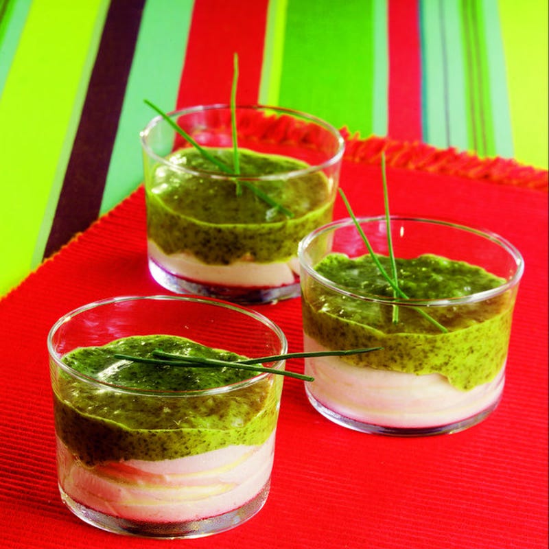 Photo de/du Crème de roquette à la mozzarella par WW