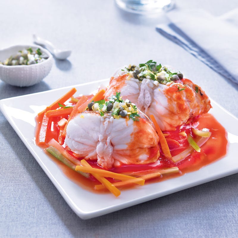 Photo de/du Ossobuco de lotte, gremolata de câpres par WW