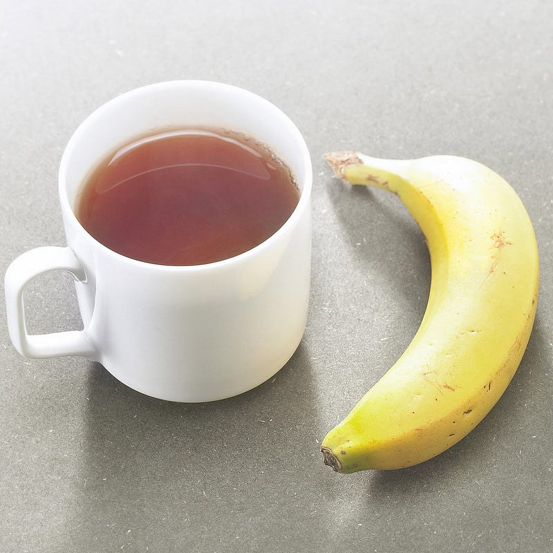 Thé et banane