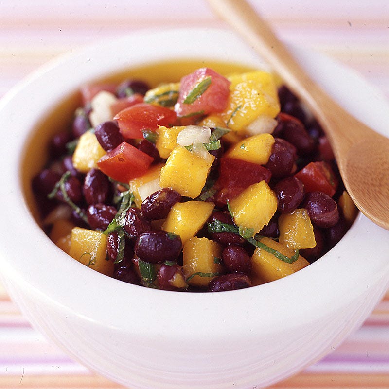 Photo de/du Salade aux haricots rouges, mangue et tomates par WW