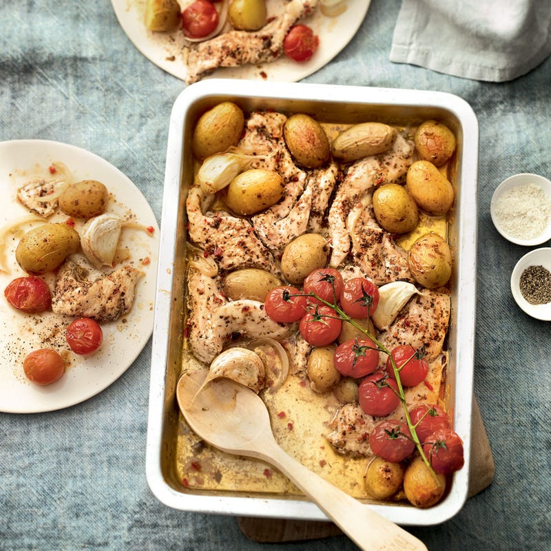 Photo de/du Poulet cajun, pommes grenailles par WW